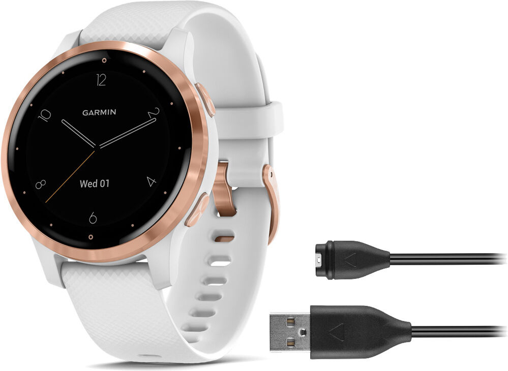 Garmin Smartwatch vivoactive 4 s blanco rose gold