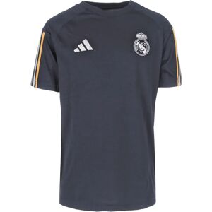 Adidas real madrid tiro 23 cotton adolescentes camiseta entrenamiento niño Negro (140)