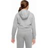 Nike nsw club ft crop hoodie hbr sudadera niña Gris (M)