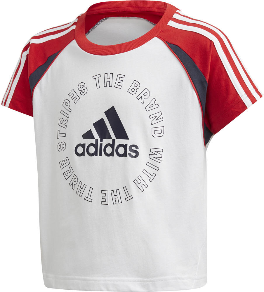 Adidas bold camiseta manga corta niña Blanco (140)