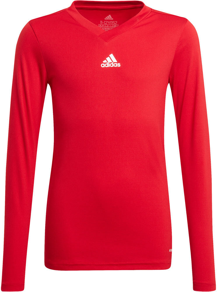 Adidas team base camisetas entrenamiento futbol manga corta niño Rojo (152)