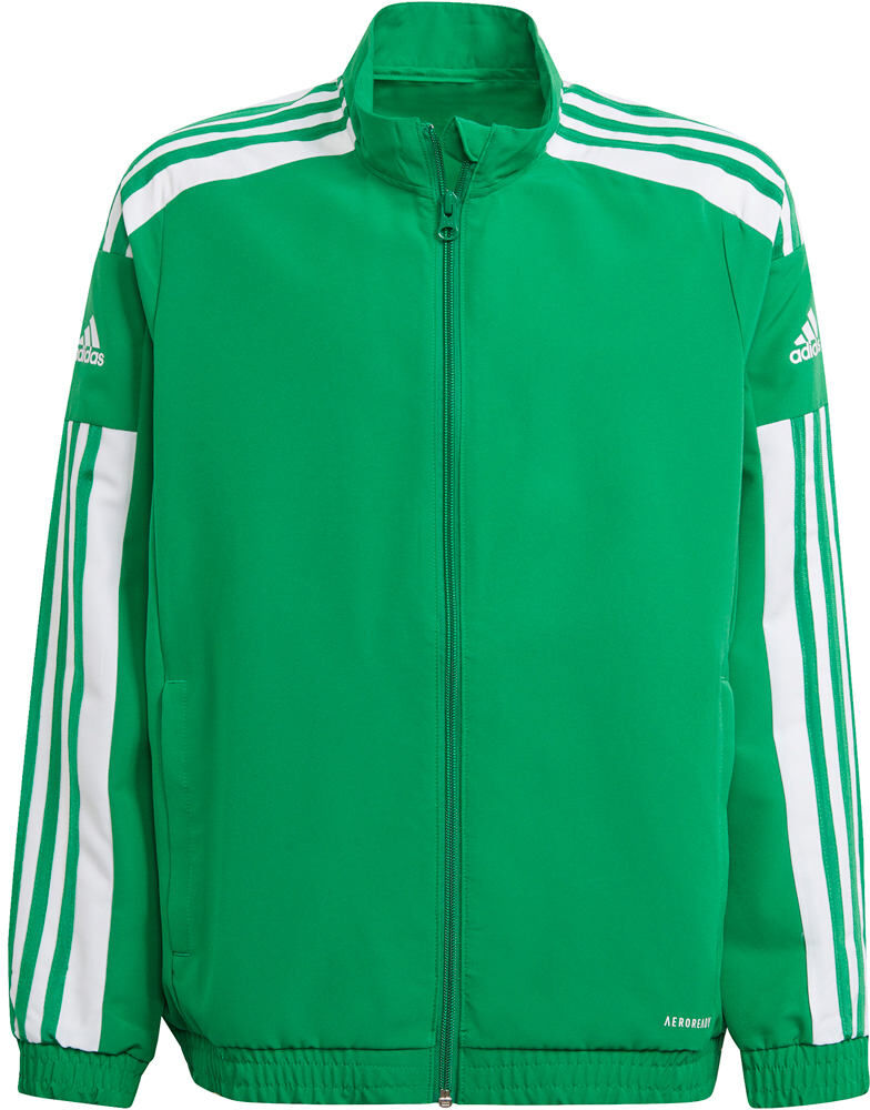 Adidas presentacion squadra 21 sudadera entrenamiento fútbol niño Verde (152)