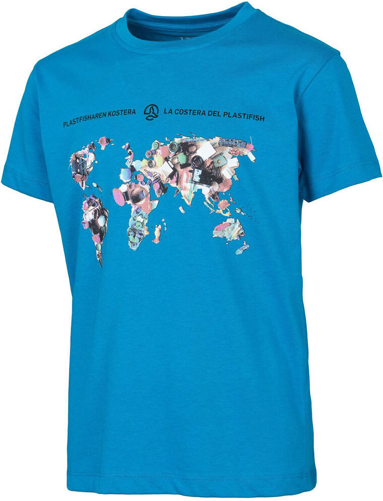 Ternua plastifish camiseta montaña manga corta niño Azul (6)