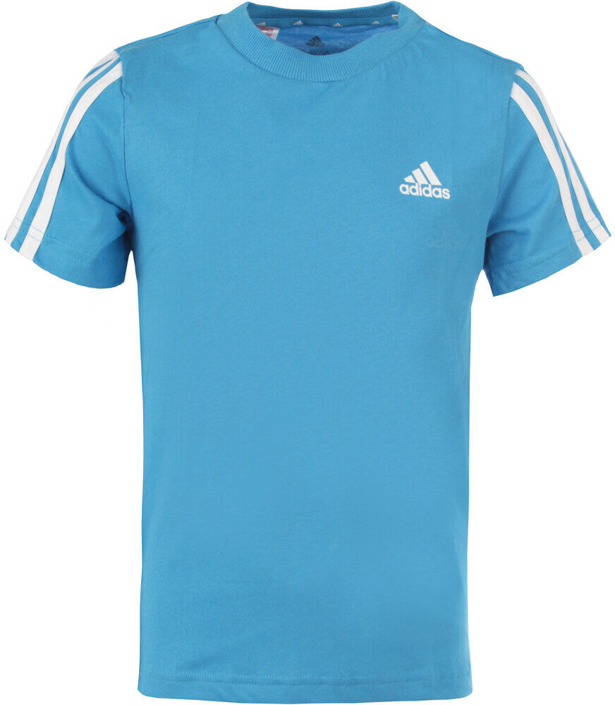 Adidas essentials 3 bandas camiseta manga larga niño Azul (122)