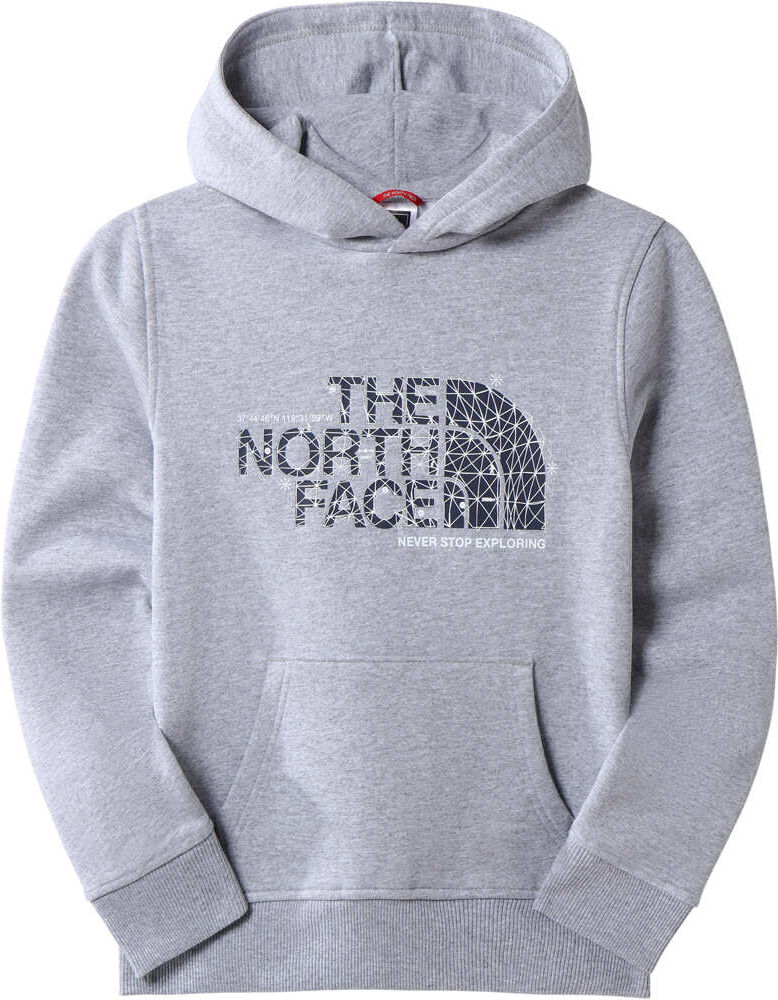 The North Face teens drepeak p/o camiseta montaña manga larga niño Gris (XS)