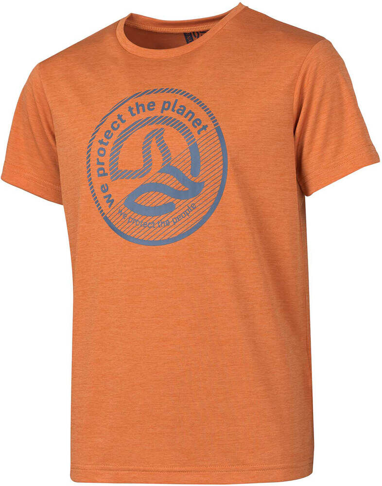 Ternua logna camiseta montaña manga corta niño Naranja (16)