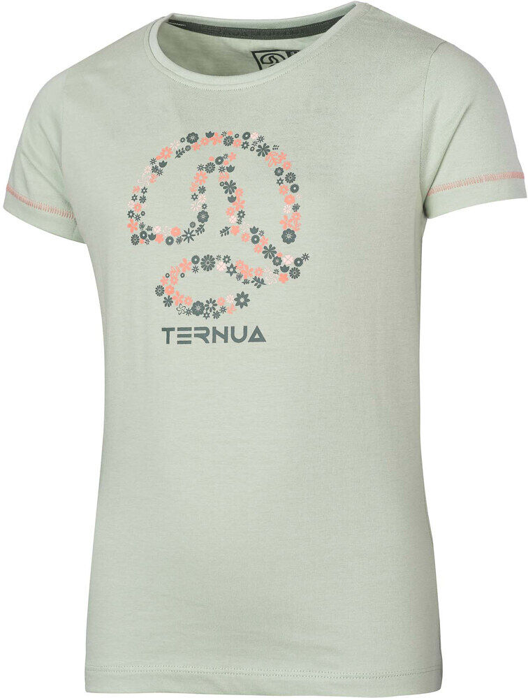 Ternua flowers camiseta montaña manga corta niño Verde (14)