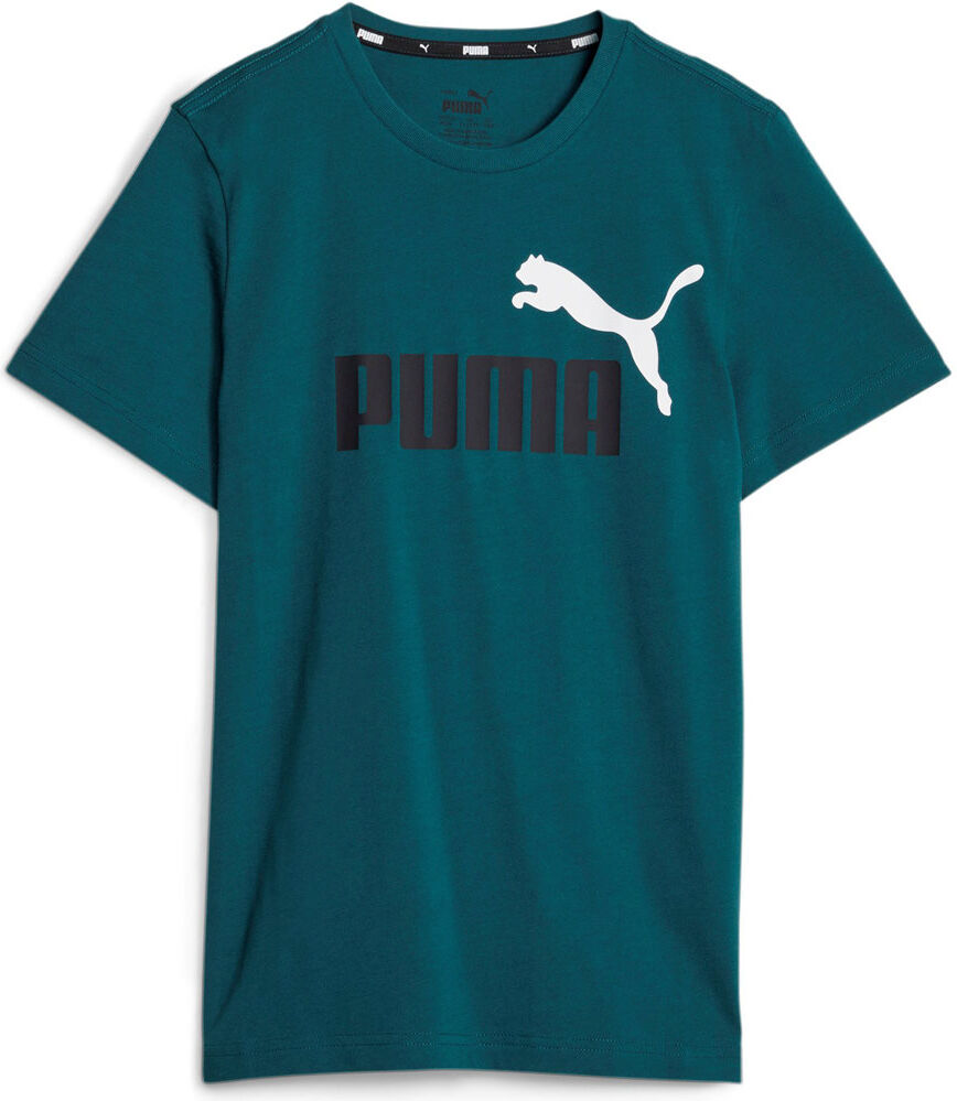 Puma essenstials logo camiseta manga corta niño Verde (116)