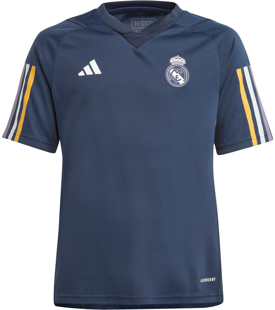 Adidas entrenamiento real madrid tiro 23 camiseta entrenamiento niño Negro (128)