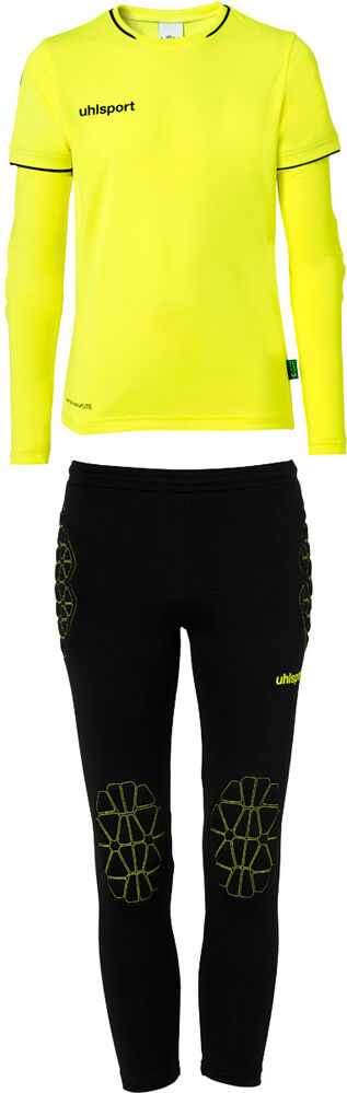 Uhlsport save goalkeeper set junior equipación portero niño Amarillo (164)