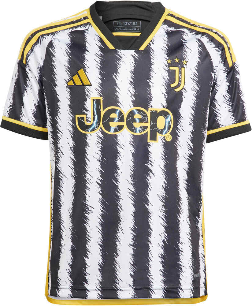 Adidas juventus 23/24 primera equipacion camiseta de fútbol oficiales niño Negro (128)