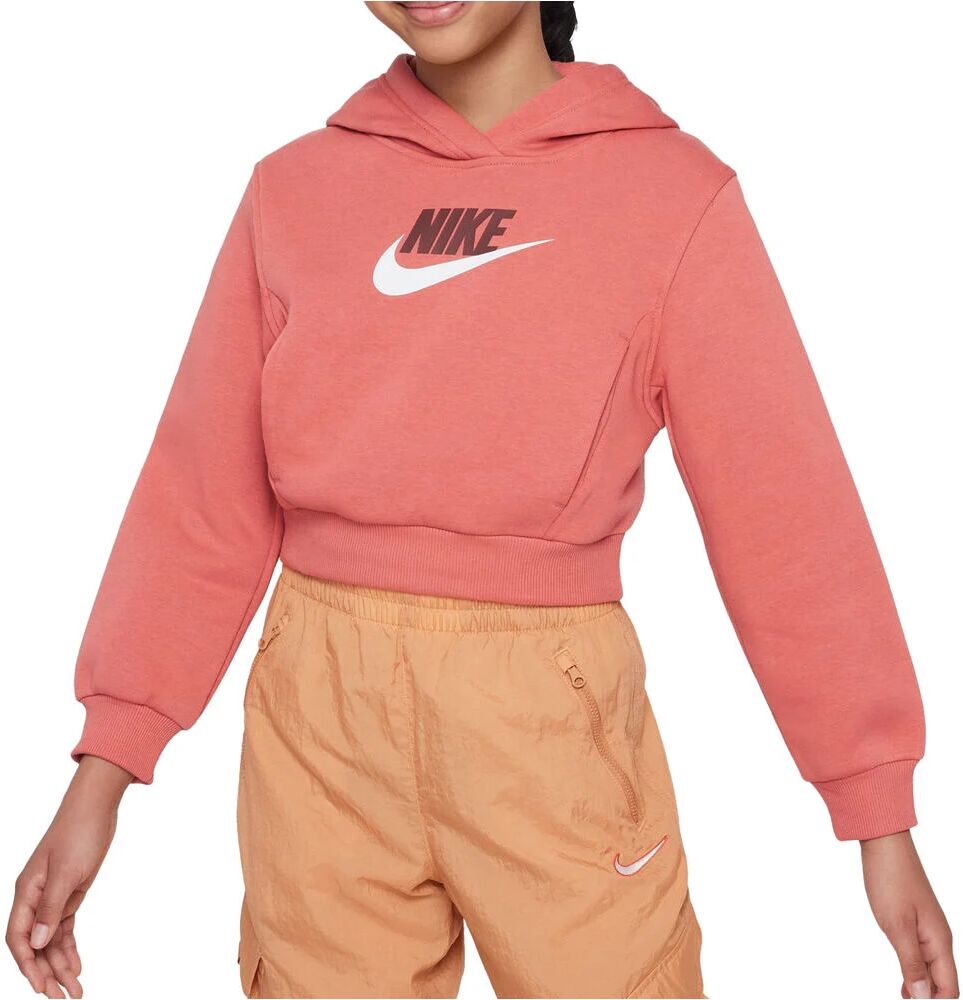 Nike sportswear club sudadera niña Rosa (S)