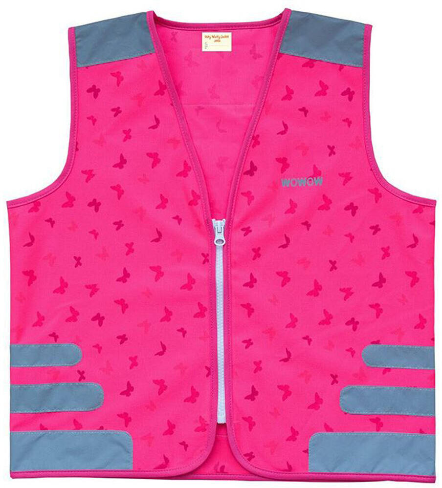 Wowow chaleco seguridad nutty con reflectant chaqueta ciclismo niño Rosa (XS)