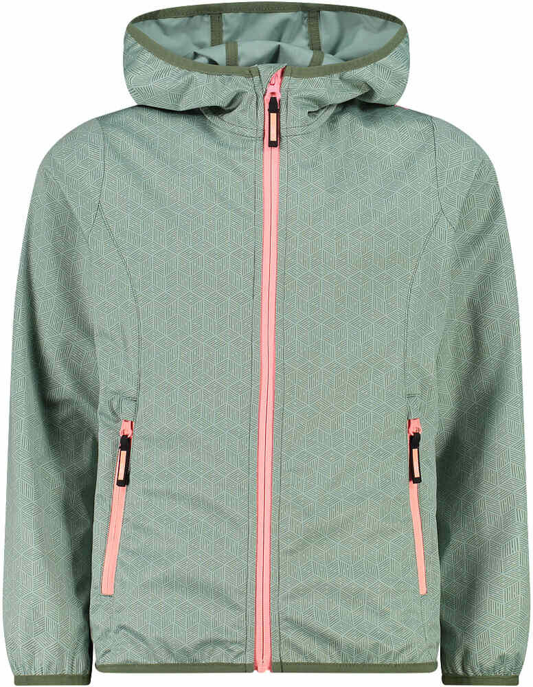 Cmp kid g jacket fix hood chaqueta softshell niño Verde (116)