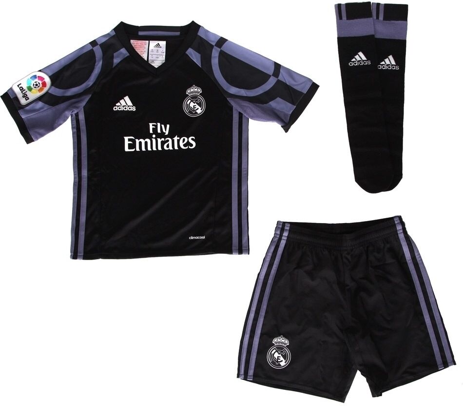 Adidas Equipación fútbol niño r.madrid 17 3 smu mini