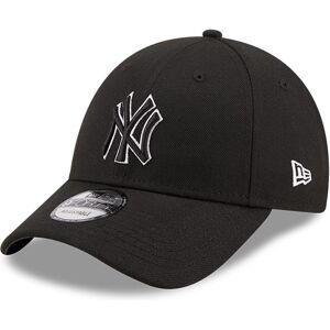 New Era new york yankees visera lona Negro (UNICA)