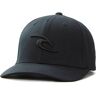 Rip Curl tepan flexfit visera lona Negro (UNICA)