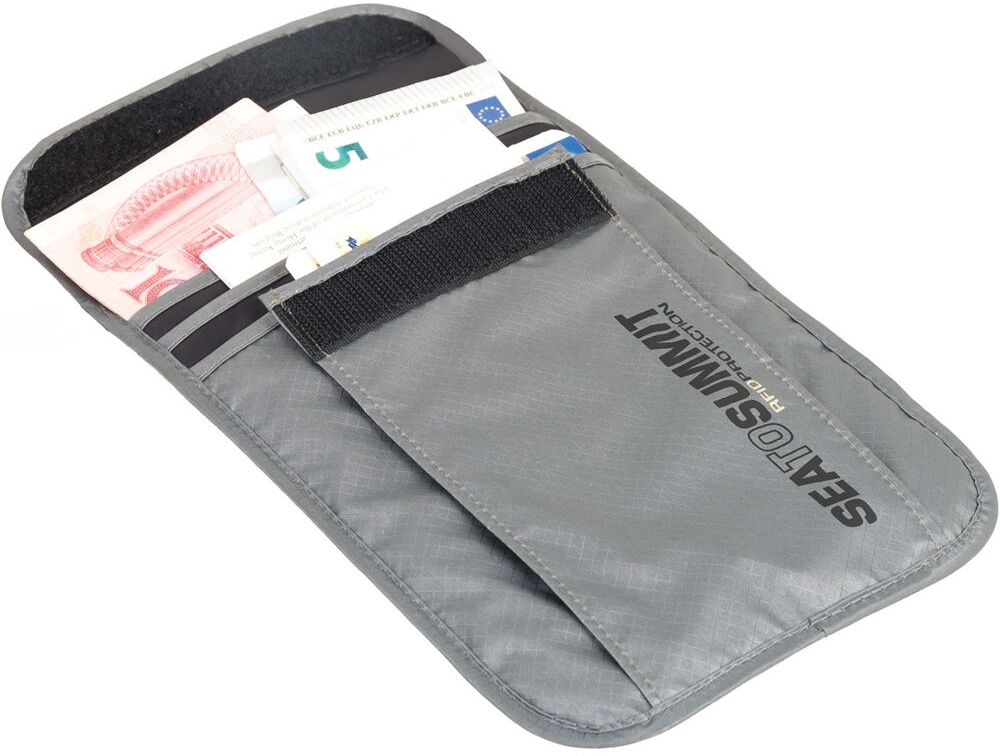 Seatosummit neck pouch rfid l carteras montaña Gris (UNICA)