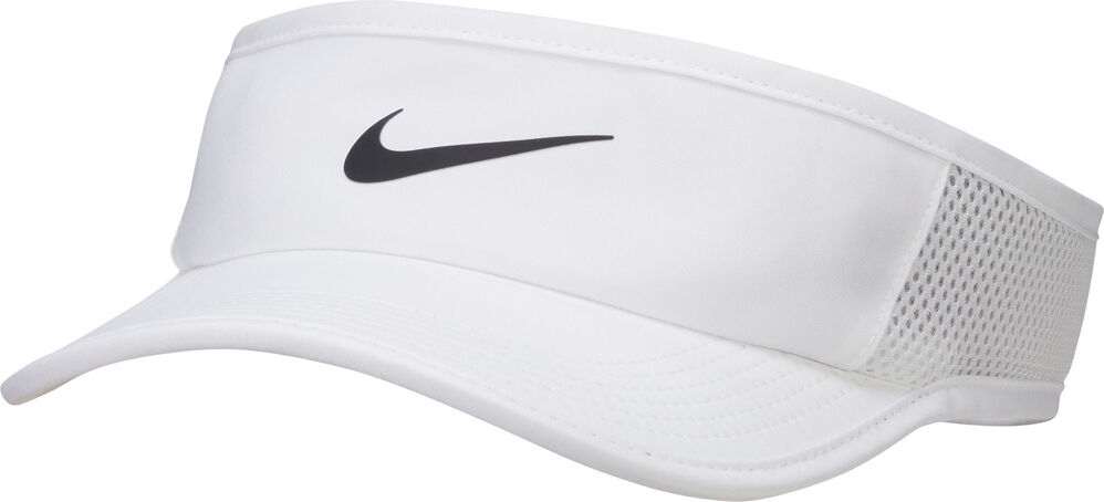 Nike df aro fthrlt visor gorra running Blanco (UNICA)