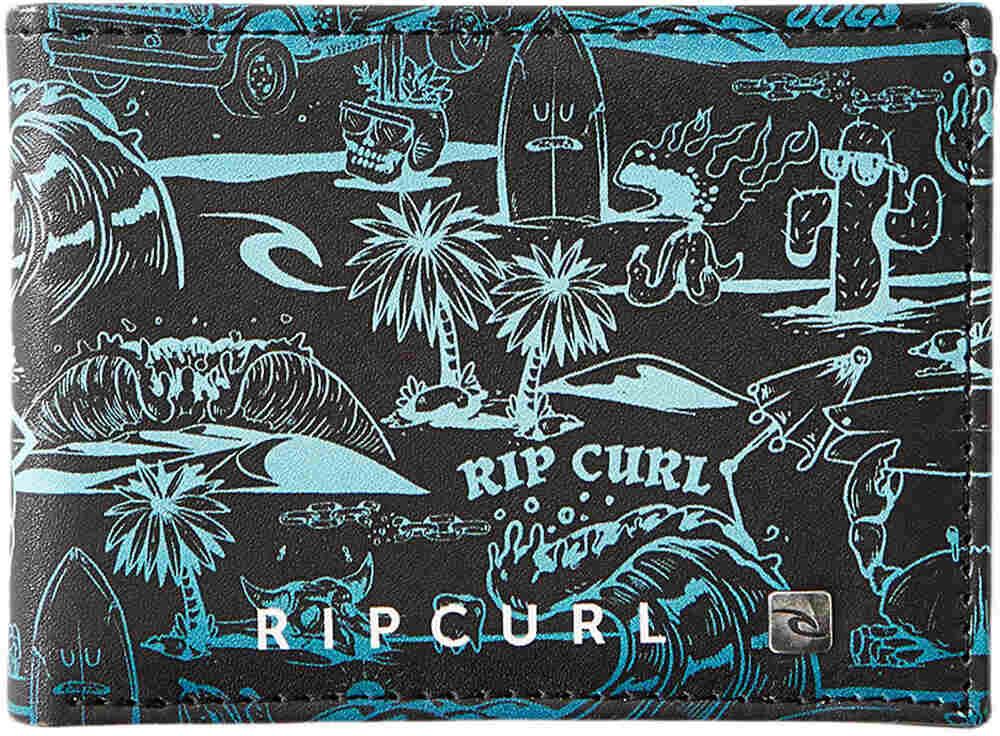 Rip Curl combo pu slim monedero Azul (UNICA)