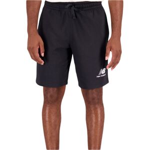 New Balance essentials stacked logo french terry short bermudas hombre Negro (L)