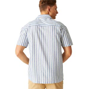 Regatta shorebay camisa montaña manga corta hombre Azul (M)