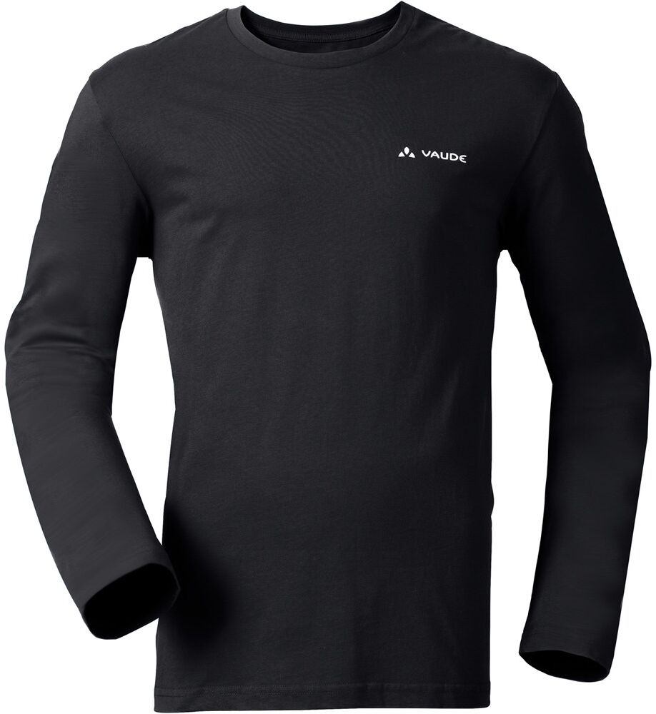 Vaude brand ls shirt camiseta montaña manga larga hombre Negro (M)