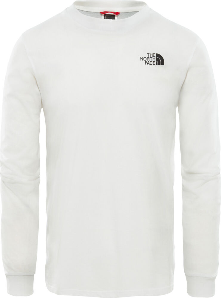 The North Face simple dome camiseta montaña manga larga hombre Blanco (L)