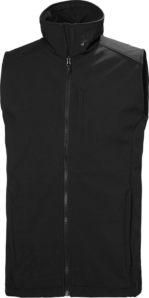 Helly Hansen paramount softshell chaleco polar hombre Negro (M)