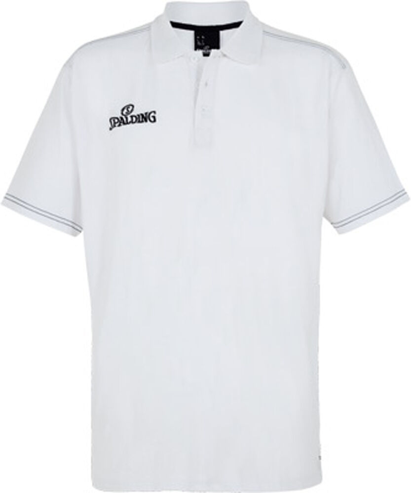 Spalding polo camiseta baloncesto Blanco (XXXL)