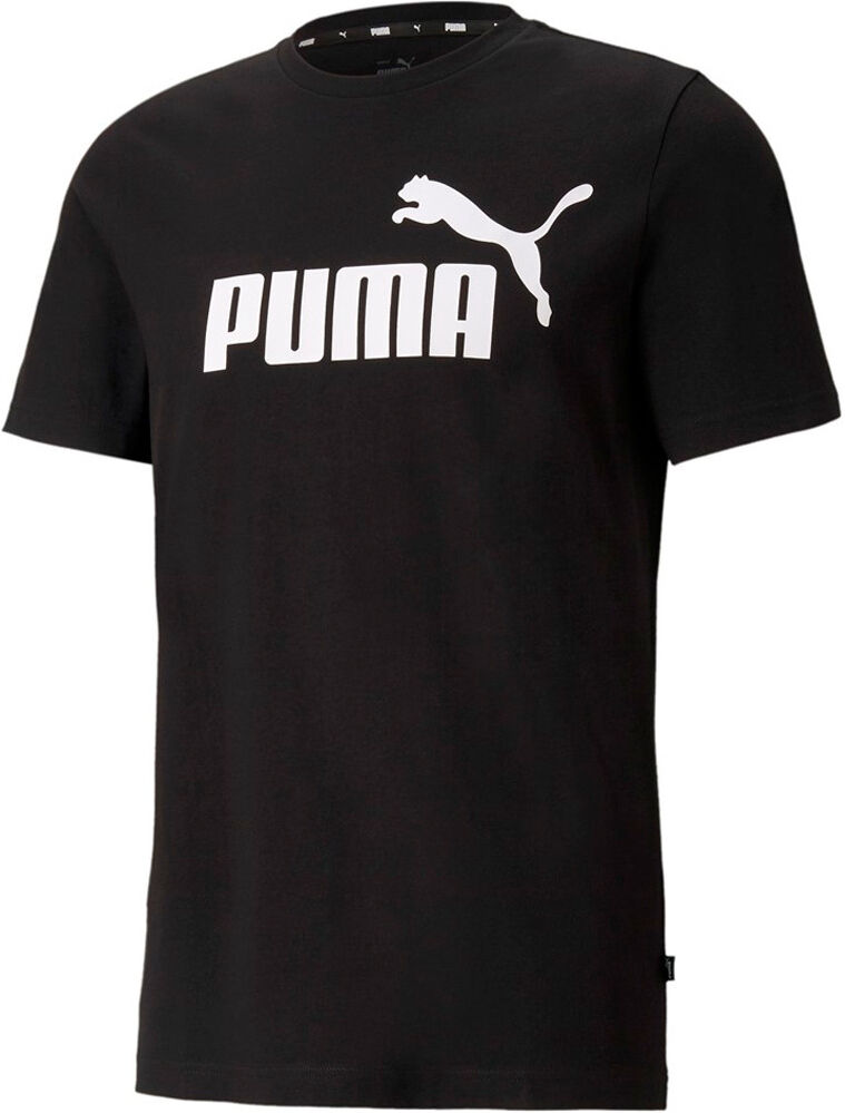 Puma essentials logo camiseta manga corta hombre Negro (L)