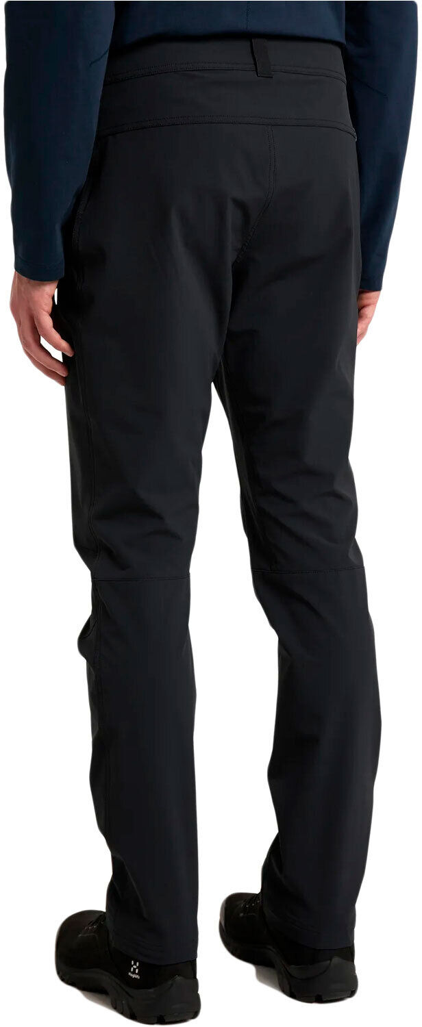 Haglofs moran softshell slim pantalón montaña hombre Negro (50)