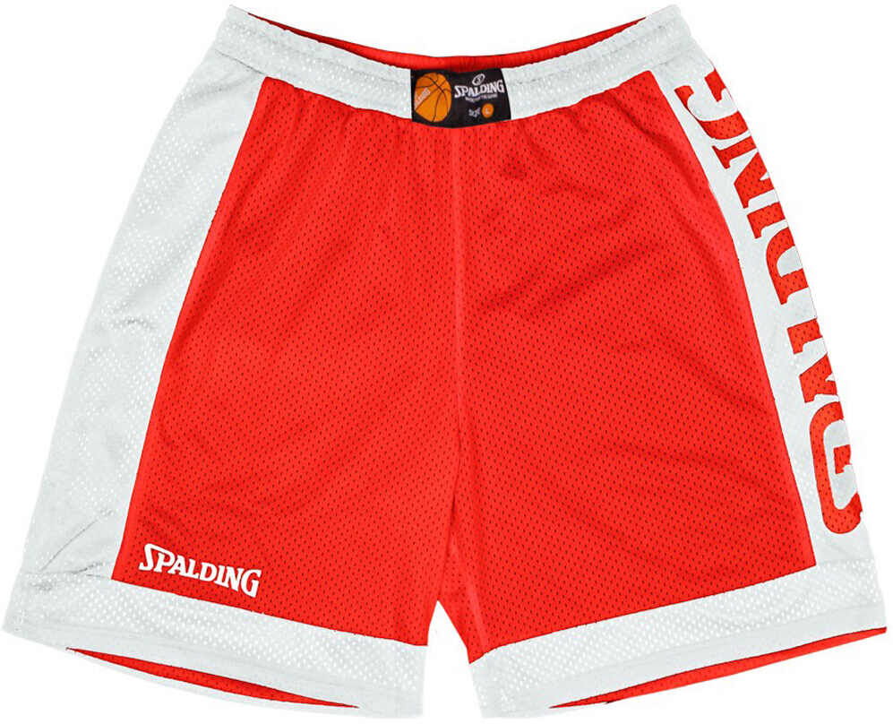 Spalding reversible pantalón baloncesto Rojo (XXXL)