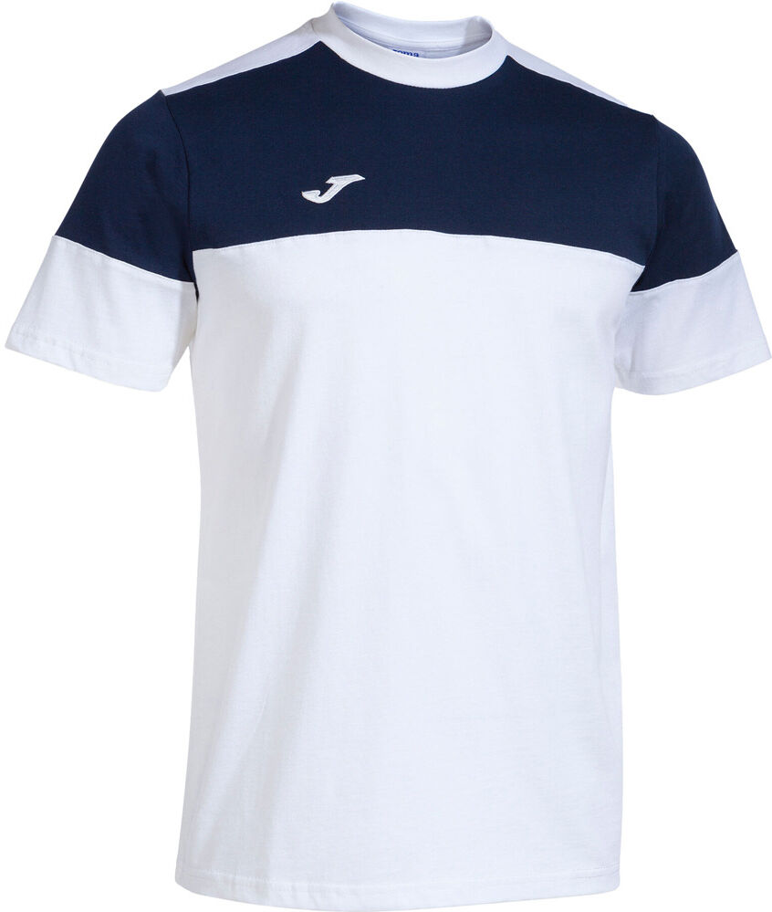 Joma crew v camiseta manga corta hombre Blanco (L)