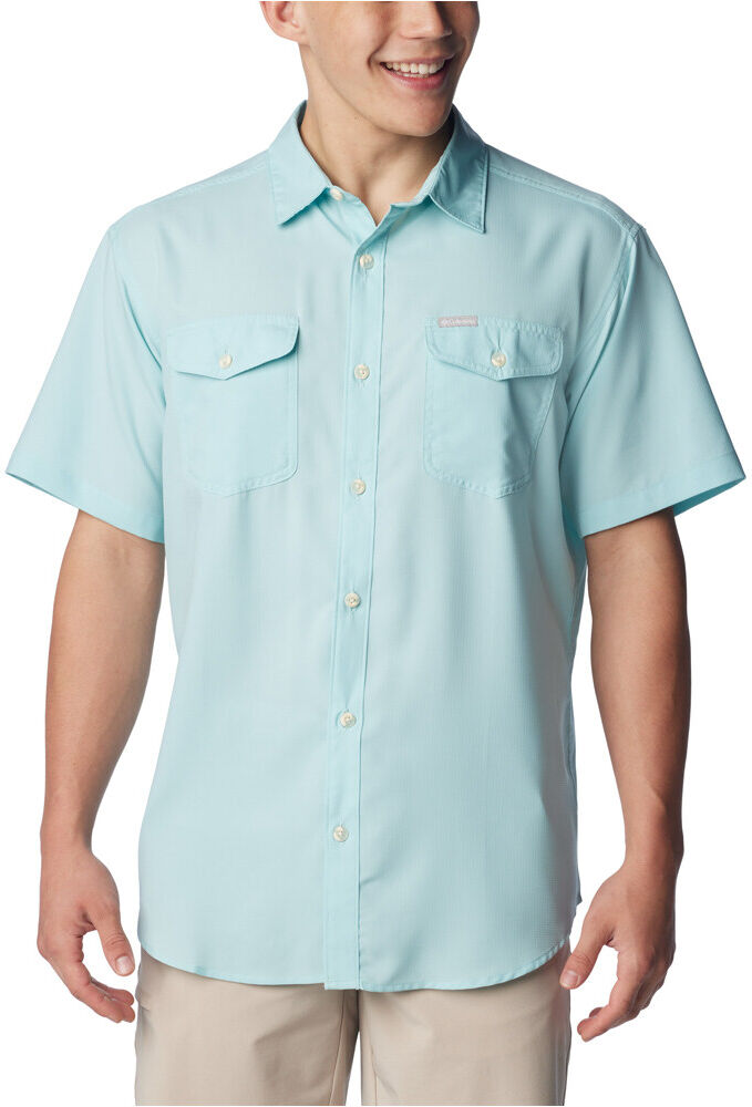 Columbia utilizer ii camisa montaña manga corta hombre Blanco (XXL)