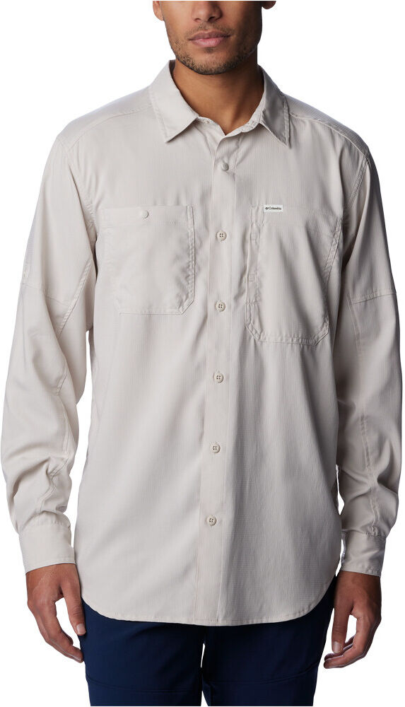 Columbia silver ridge camisa montaña manga larga hombre Gris (M)