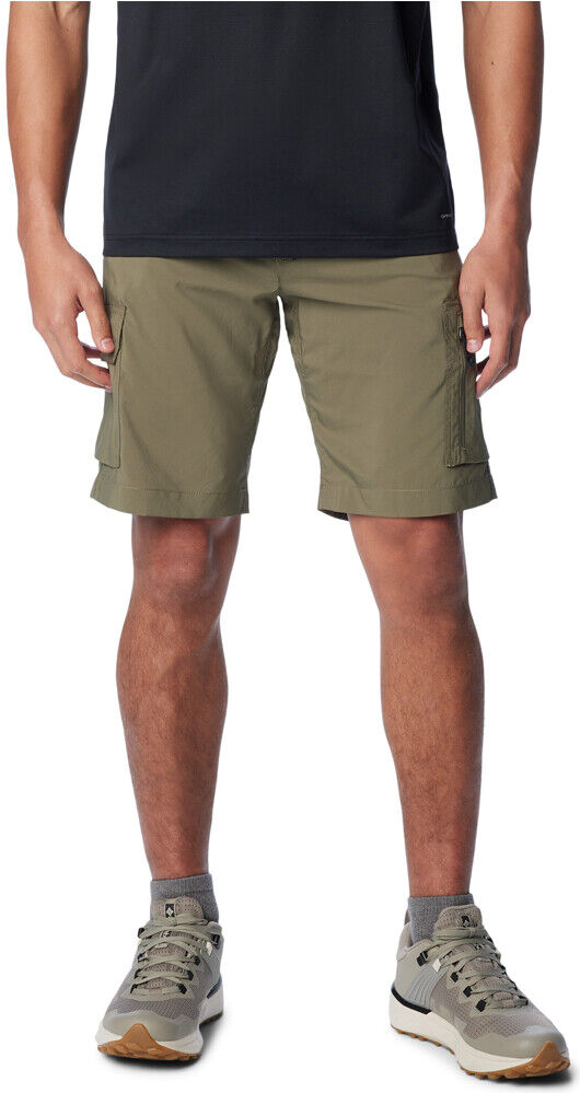 Columbia silver ridge utility cargo short pantalón corto montaña hombre Verde (32)