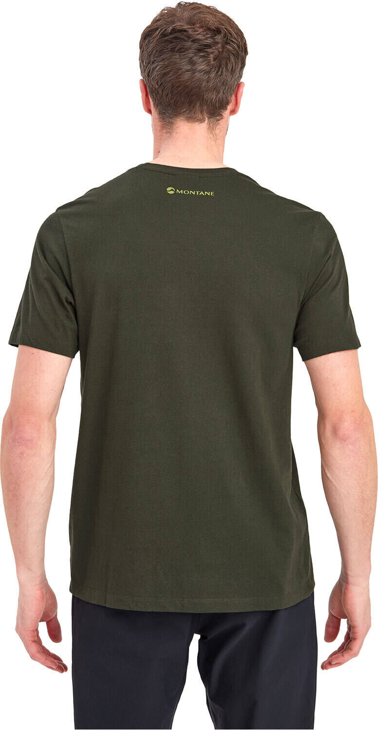 Montane forest camiseta montaña manga corta hombre Verde