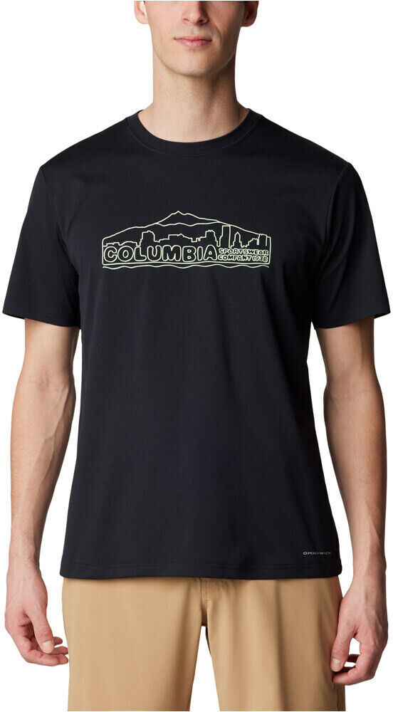 Columbia legend trail camiseta montaña manga corta hombre Negro (S)