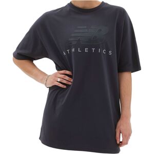 New Balance athletics oversized tee camiseta manga corta mujer Gris (S)