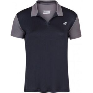 Babolat play polo polo tenis mujer Negro (L)