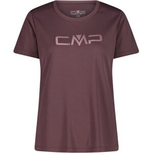 Cmp woman co t-shirt camiseta montaña manga corta mujer Granate (34)