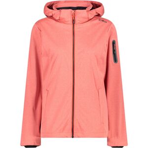 Cmp woman jacket zip hood chaqueta softshell mujer Rojo (48)