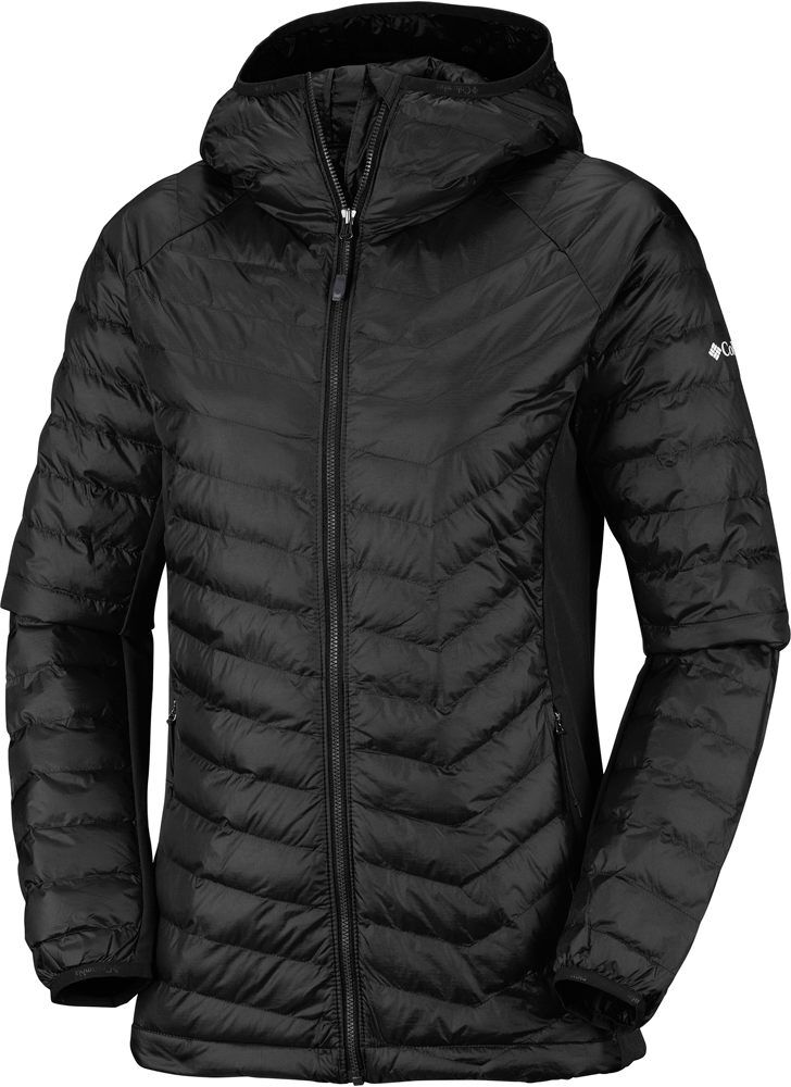 Columbia powder lite chaqueta impermeable insulada mujer Negro (L)