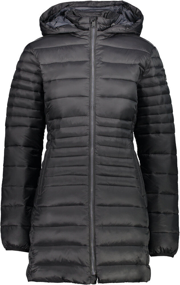 Cmp woman parka snaps hood chaqueta outdoor mujer Negro (42)