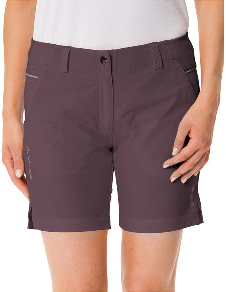 Vaude skomer shorts iii pantalón corto montaña mujer Morado (34)