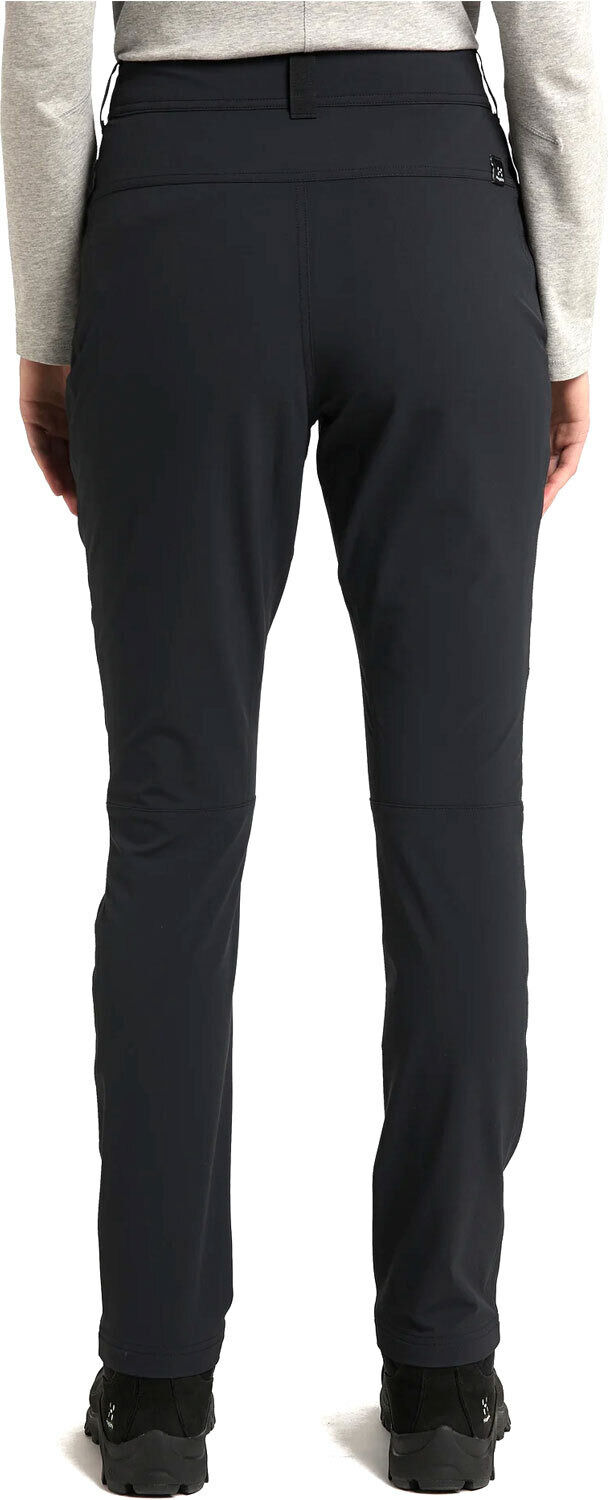 Haglofs morän softshell slim pant pantalón montaña mujer Negro (44)