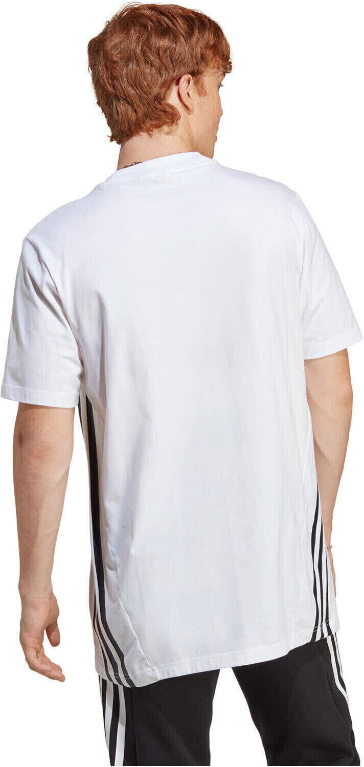 Adidas future icons 3 bandas camiseta manga corta hombre Blanco (M)