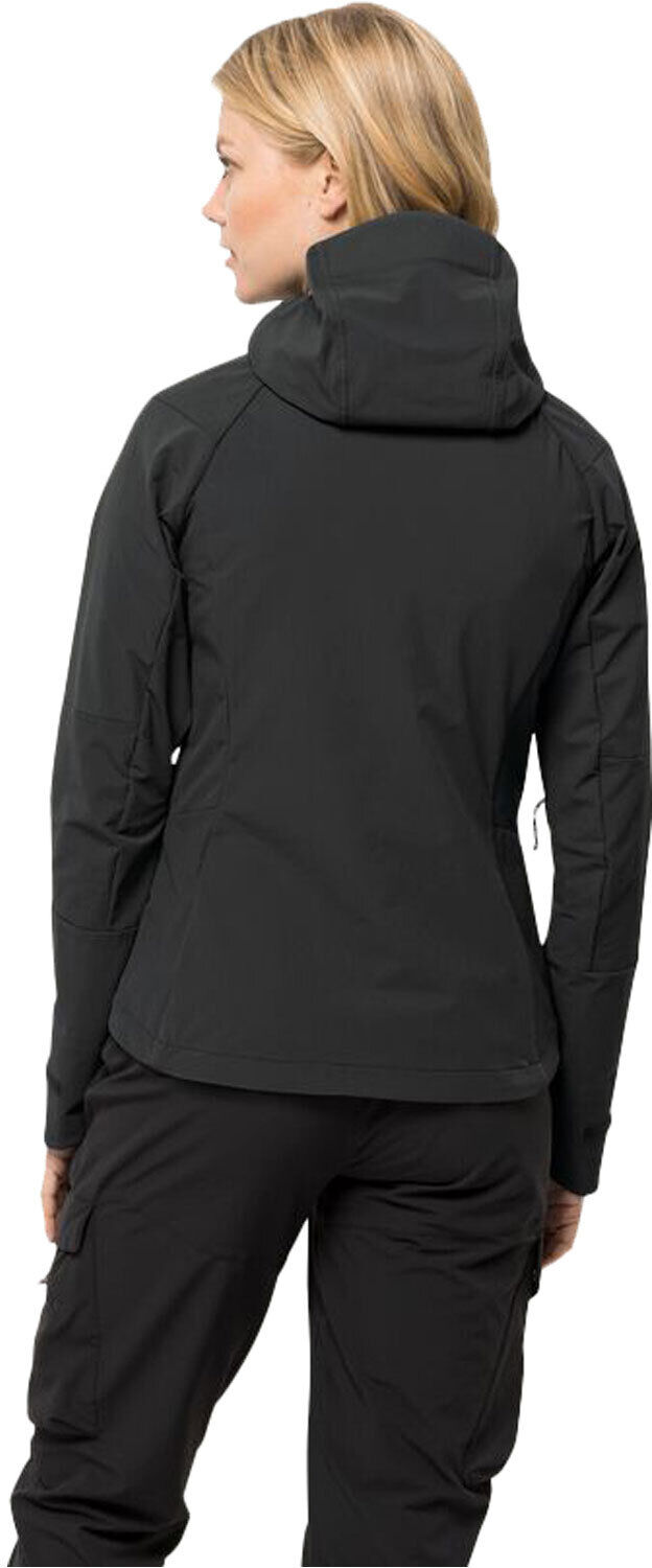 Jack Wolfskin kammweg forro polar mujer Negro (S)