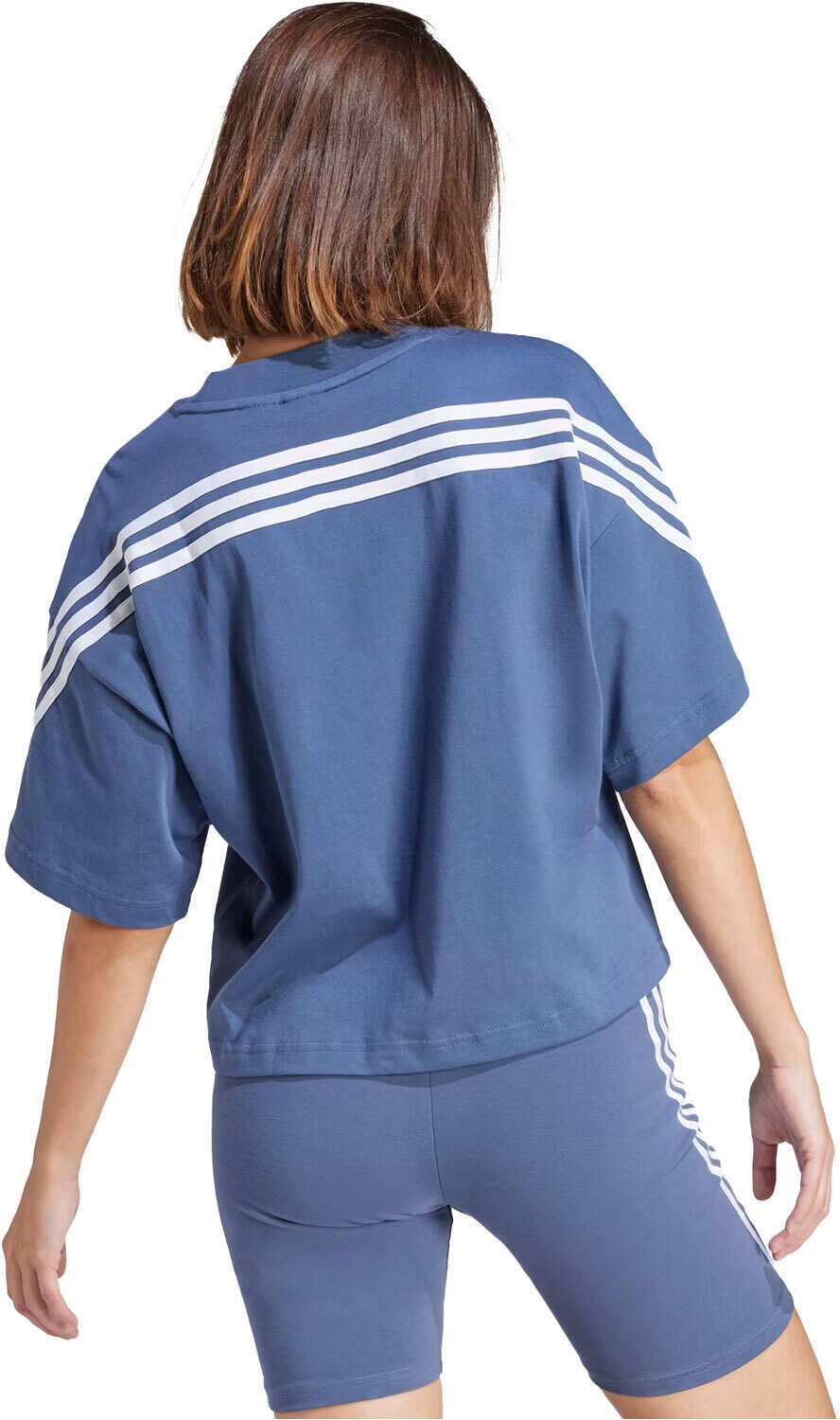 Adidas future icons 3 stripes camiseta manga corta mujer Marino